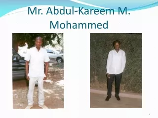 Mr. Abdul-Kareem M. Mohammed