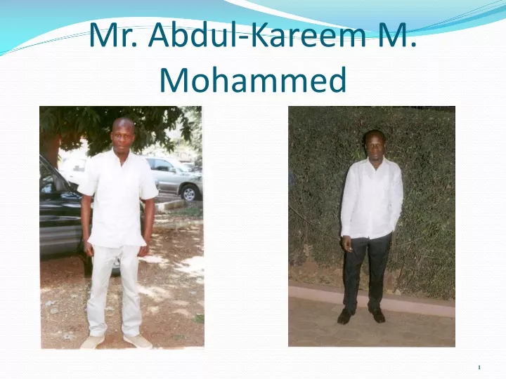 mr abdul kareem m mohammed