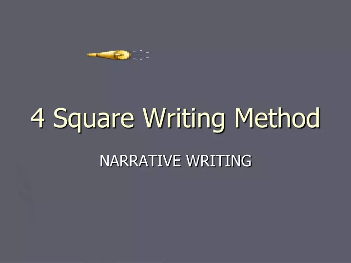 4 square writing method