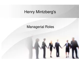 Henry Mintzberg's