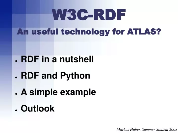 w3c rdf an useful technology for atlas