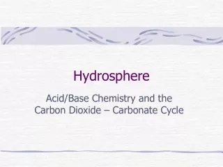 Hydrosphere