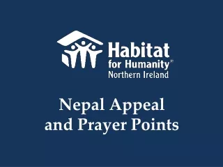 Nepal Appeal  and Prayer Points