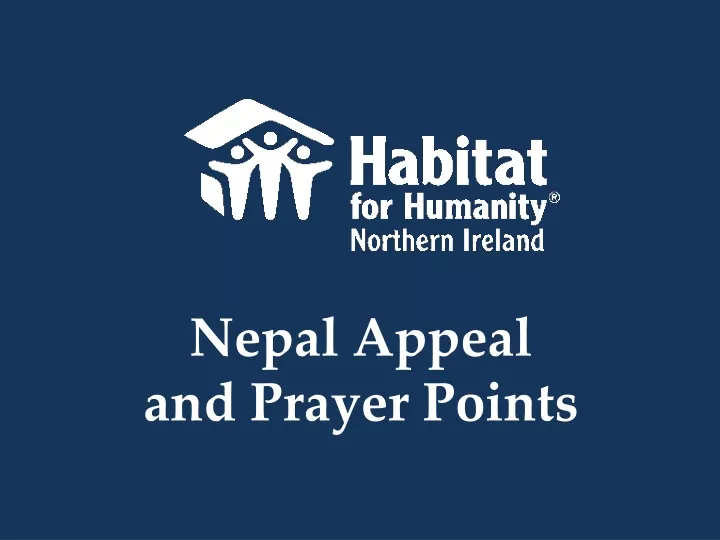 nepal appeal and prayer points
