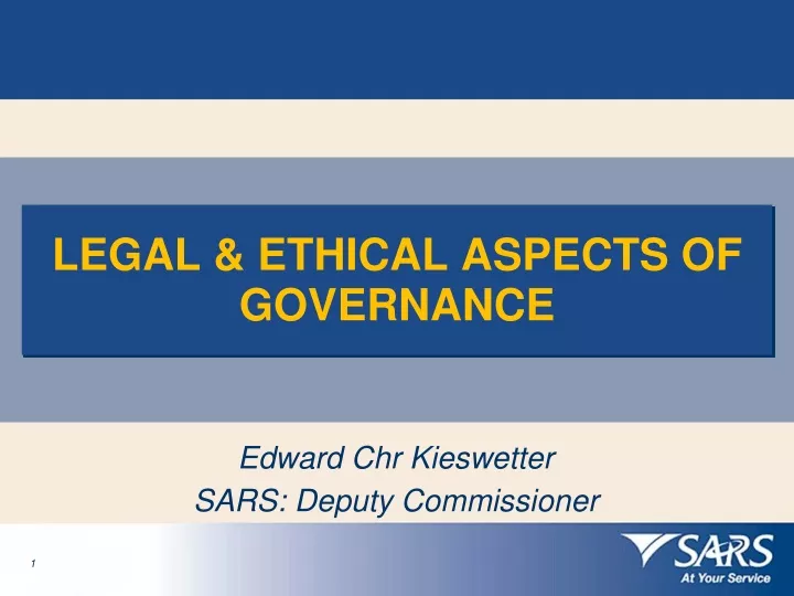 legal ethical aspects of governance