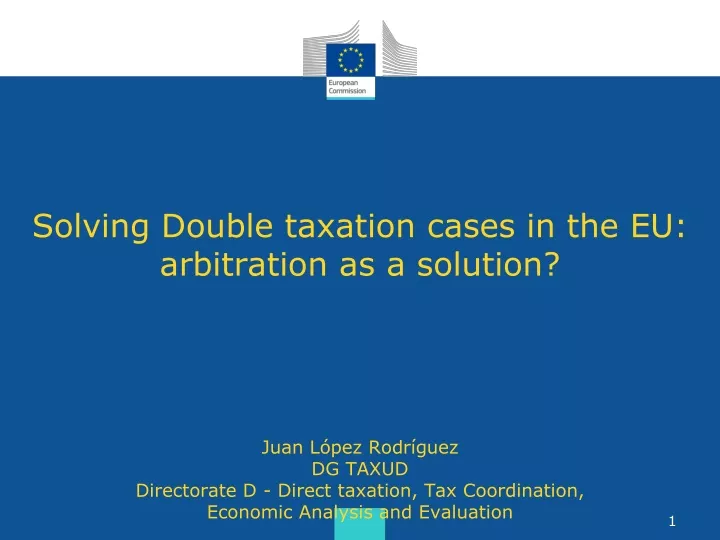 solving double taxation cases