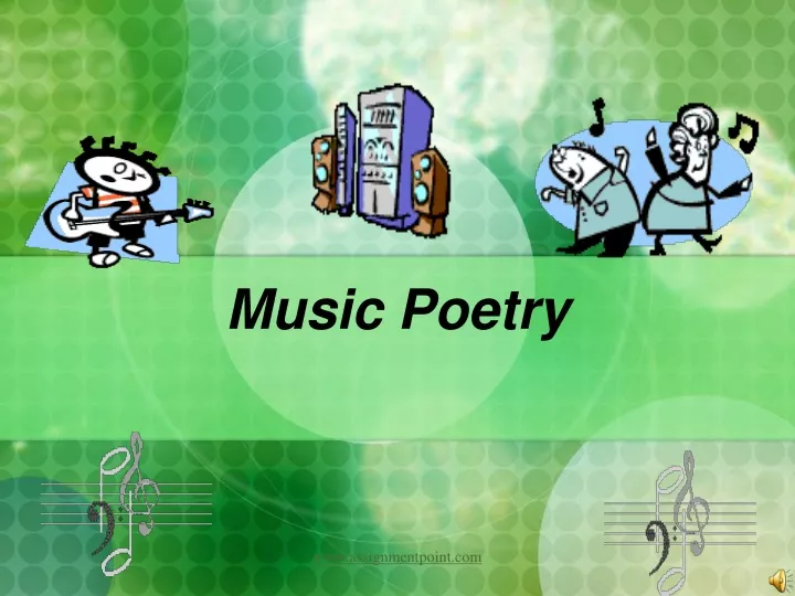 music poetry