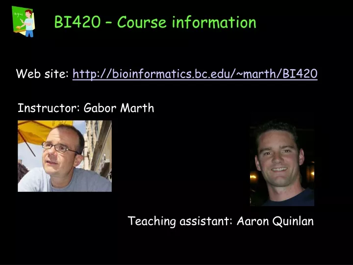 bi420 course information
