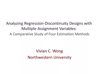 Vivian C. Wong Northwestern University