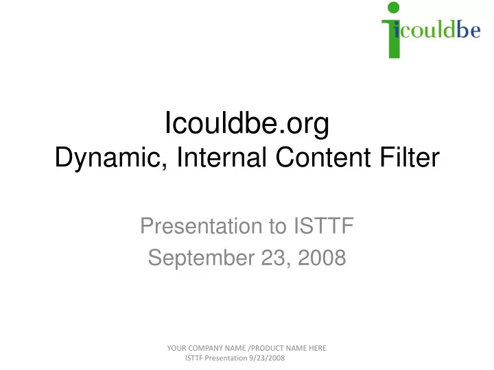 icouldbe org dynamic internal content filter
