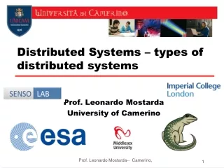 Prof. Leonardo Mostarda University of Camerino