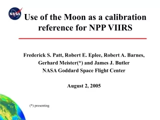 Use of the Moon as a calibration reference for NPP VIIRS