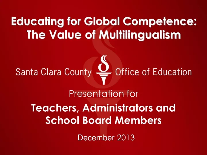 educating for global competence the value of multilingualism