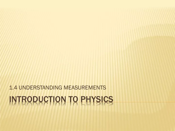 1 4 understanding measurements