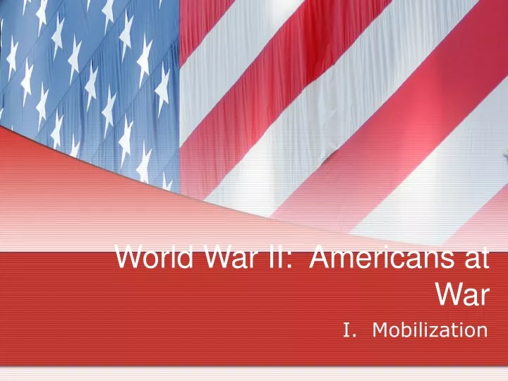 world war ii americans at war