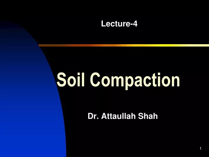 soil compaction