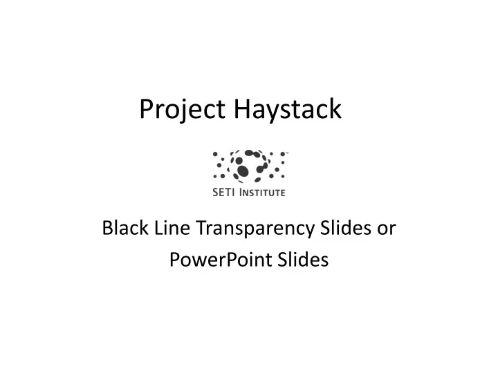 project haystack