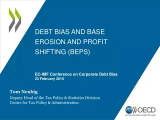 Debt bias and Base erosion and profit shifting (BEPS)