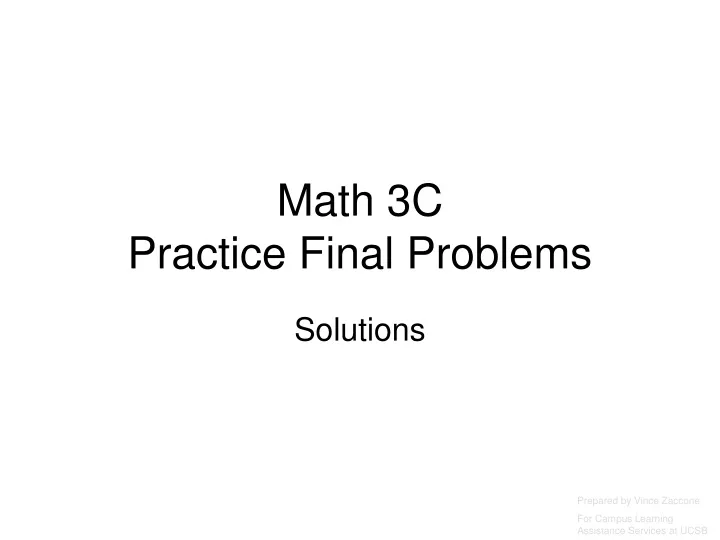 math 3c practice final problems