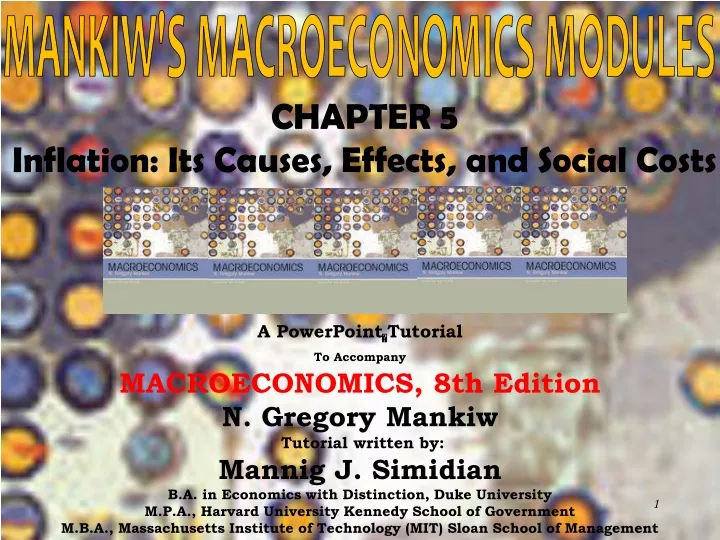 mankiw s macroeconomics modules