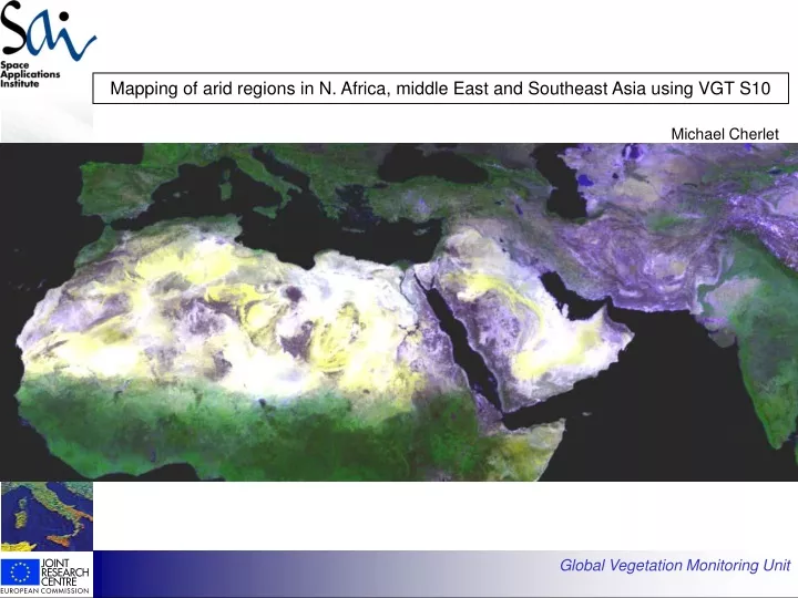 mapping of arid regions in n africa middle east