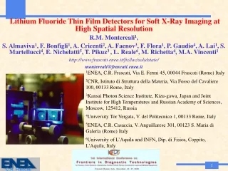 Lithium Fluoride Thin Film Detectors for Soft X-Ray Imaging at High Spatial Resolution