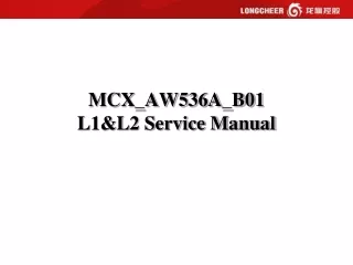 MCX_AW536A_B01 L1&amp;L2 Service Manual
