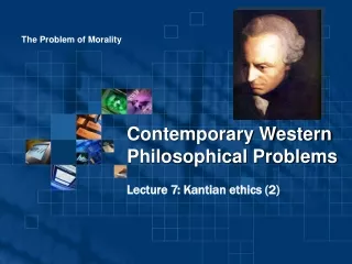 Contemporary Western Philosophical Problems