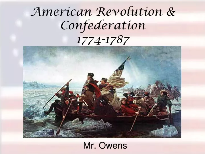 american revolution confederation 1774 1787