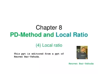 Chapter 8  PD-Method and  Local Ratio