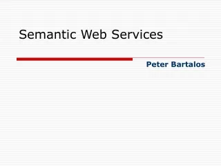 Semantic Web Services