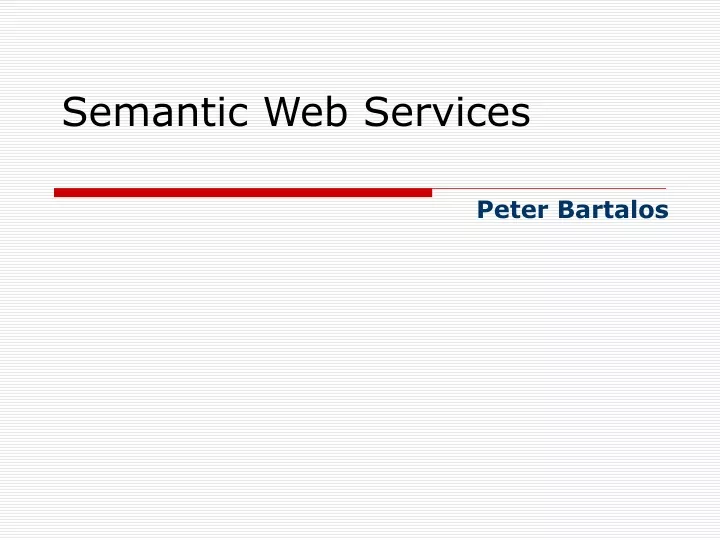 semantic web services