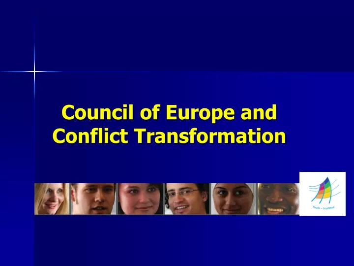 council of europe and conflict transformation