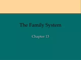 The Family System