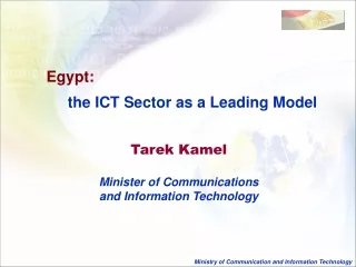 Egypt:  the ICT Sector as a Leading Model