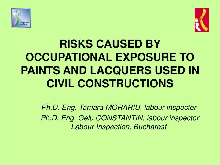 risks caused by occupational exposure to paints and lacquers used in civil constructions