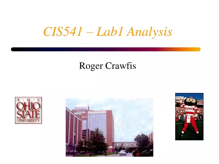cis541 lab1 analysis