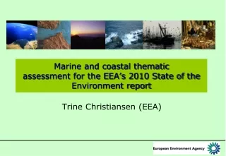 Marine and coastal thematic assessment for the EEA’s 2010 State of the Environment report