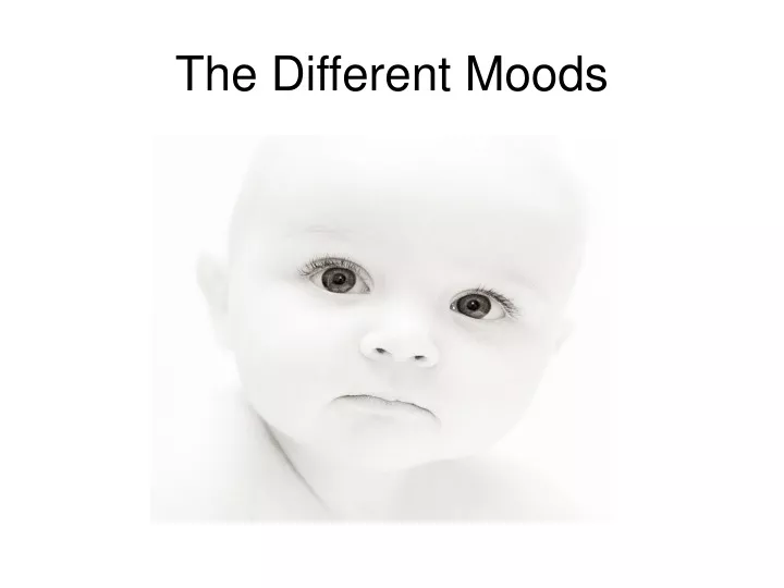 the different moods