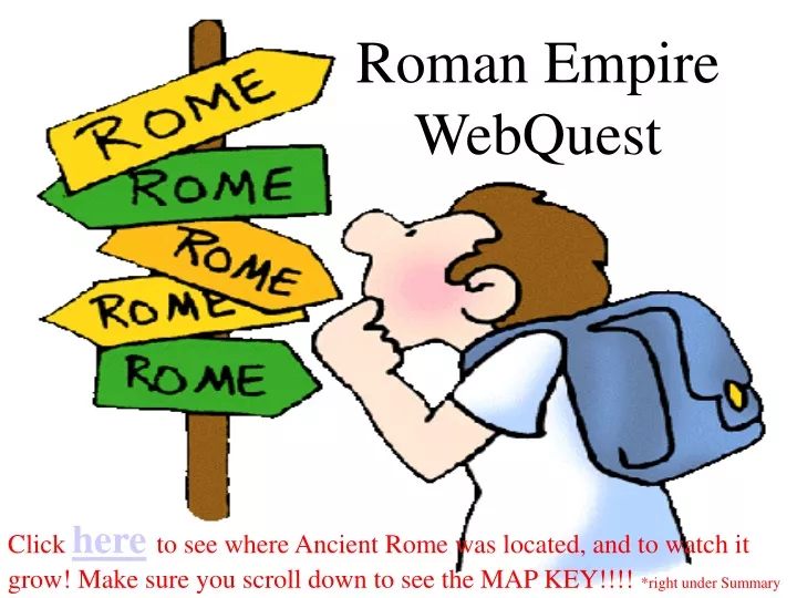 roman empire webquest