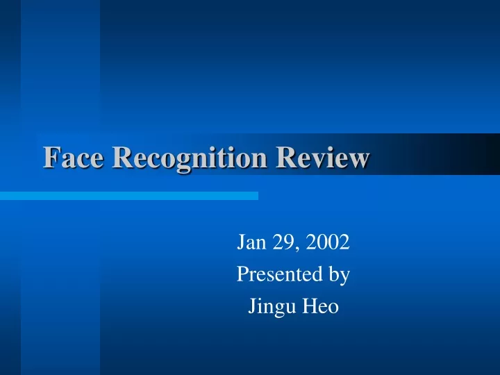 face recognition review