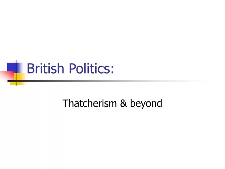 british politics