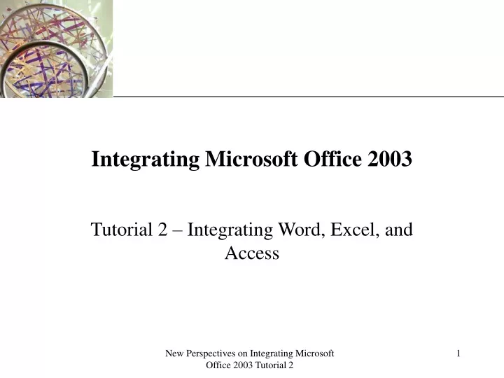 integrating microsoft office 2003