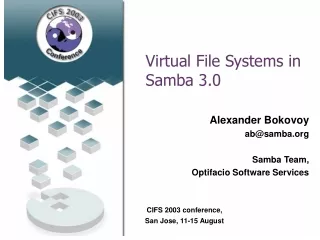 Virtual File Systems in Samba 3.0
