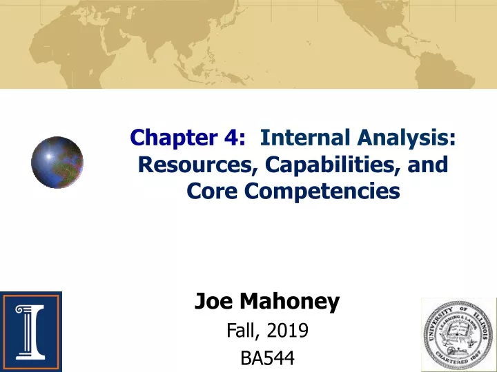 chapter 4 internal analysis resources capabilities and core competencies