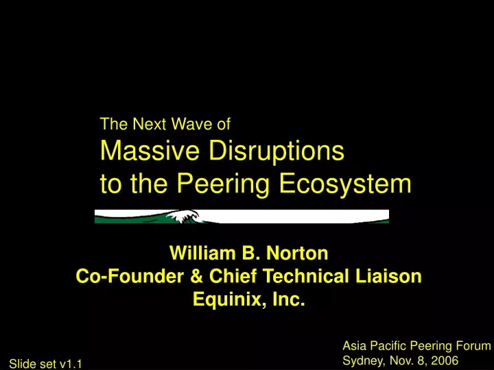 the next wave of massive disruptions