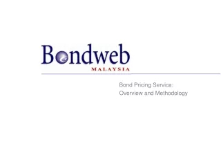 Bond Pricing Service: Overview and Methodology