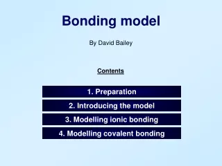 Bonding model