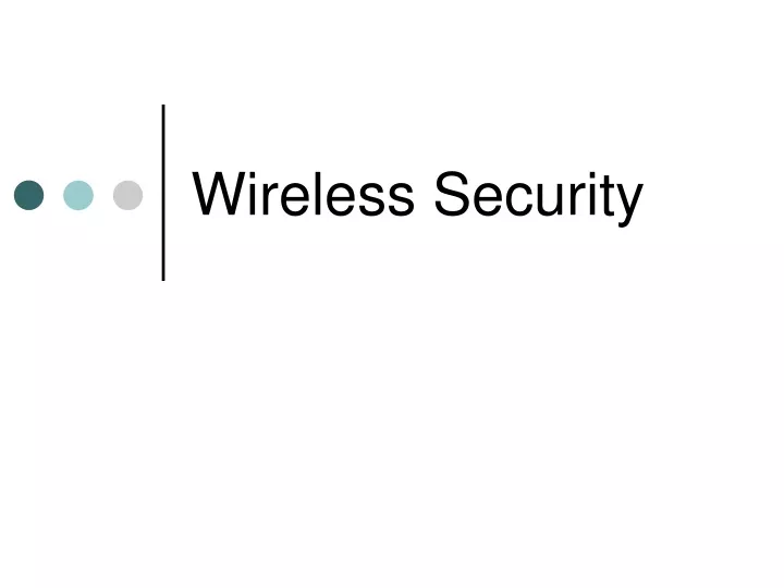 wireless security