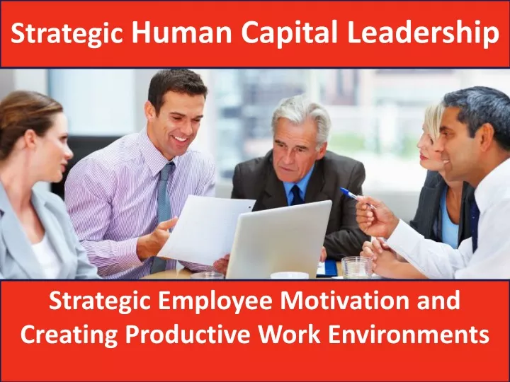 strategic human capital leadership